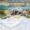 Corde à Linge Rétractable et Antidérapante pour Extérieur et Camping
