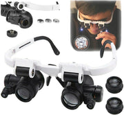 Loupe de réparation LED, grossissement 8X 15X 23X