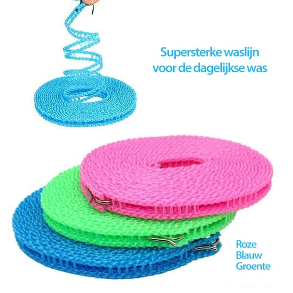 Corde à Linge Rétractable et Antidérapante pour Extérieur et Camping