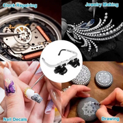 Loupe de réparation LED, grossissement 8X 15X 23X