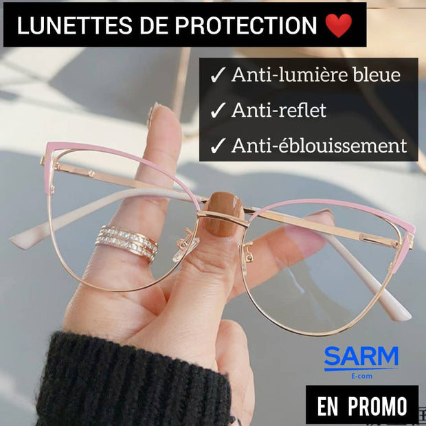 Lunettes de Protection "Œil de Chat" - Votre style, votre protection ! (NOUVEAU)