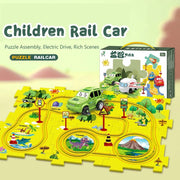 Puzzle electrique de voiture pour enfant