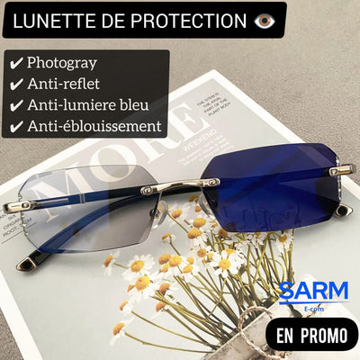 Lunettes de protection photogray avec technologie Blue Protect, Anti-Reflet et Anti-UV 400