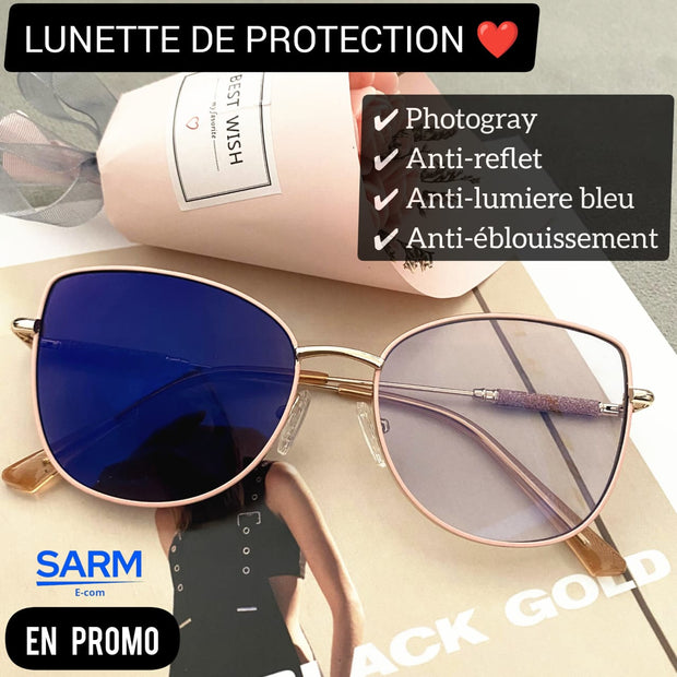 Lunettes de Protection "Œil de Chat"  - Votre style, votre protection ! (New)