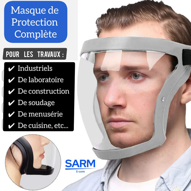 Masque de Protection Faciale Complet Transparent